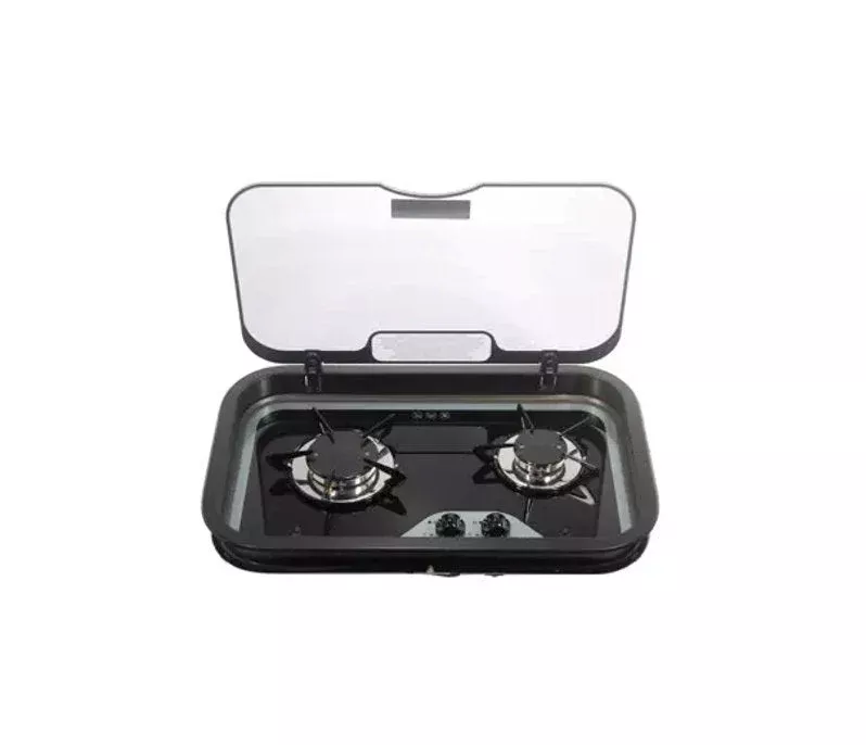 Cooking Stove 2 Burner Recessed Narrow