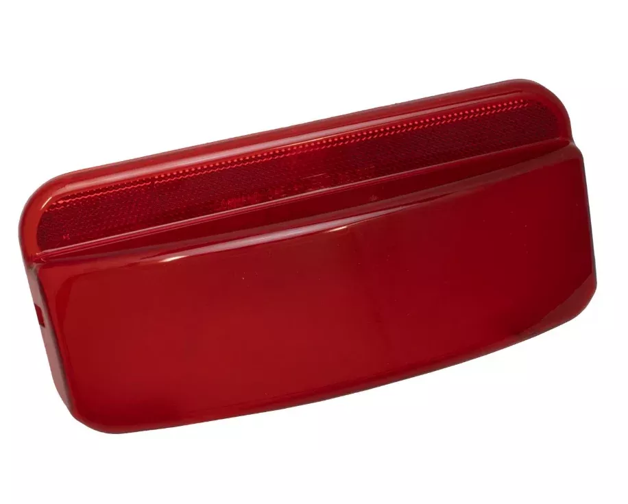 Creative Products 89-187L Red Tail Light Lens - 8-5/8 x 3-3/4 in