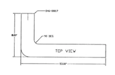 Cummins Power Generation Generator Exhaust Pipe – 046-00563