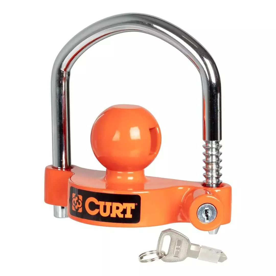 CURT 23090 Trailer Hitch Lock - Ball And Clamp