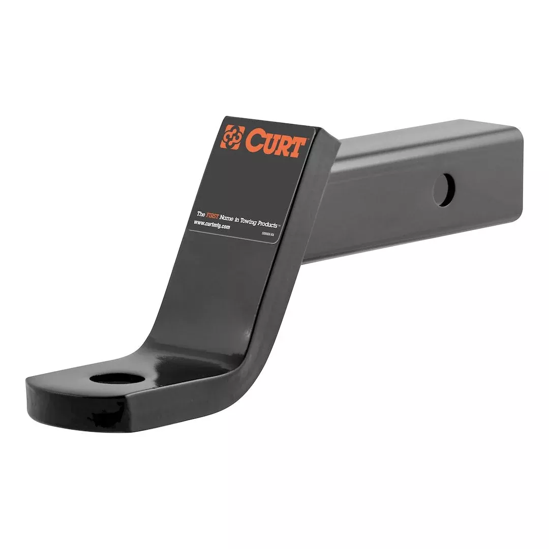 CURT 45050 Ball Mount - 2 in Receiver, 4 in Drop