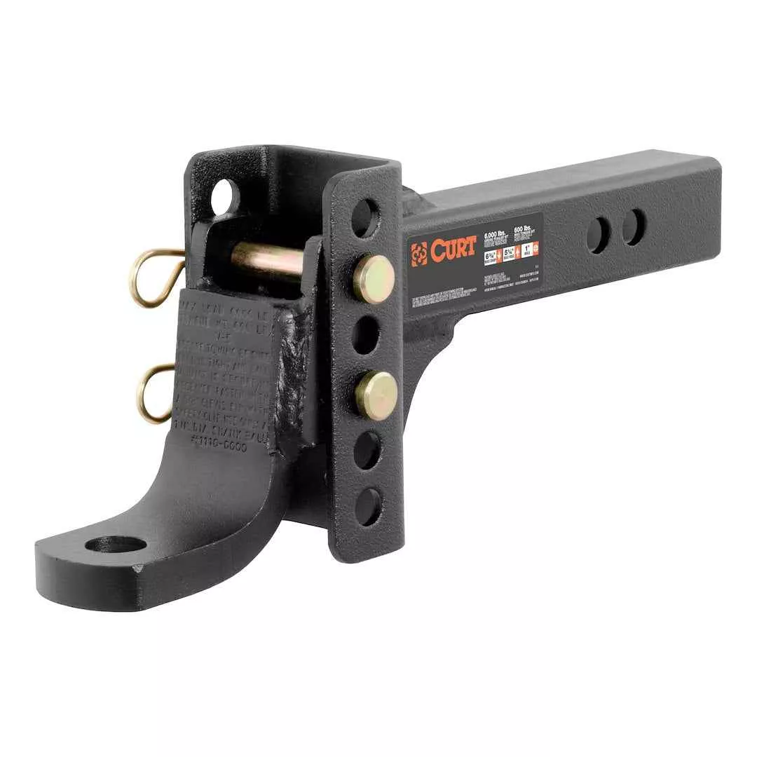 CURT 45901 Ball Mount - 2 in Receiver, 6-3/4 in Drop