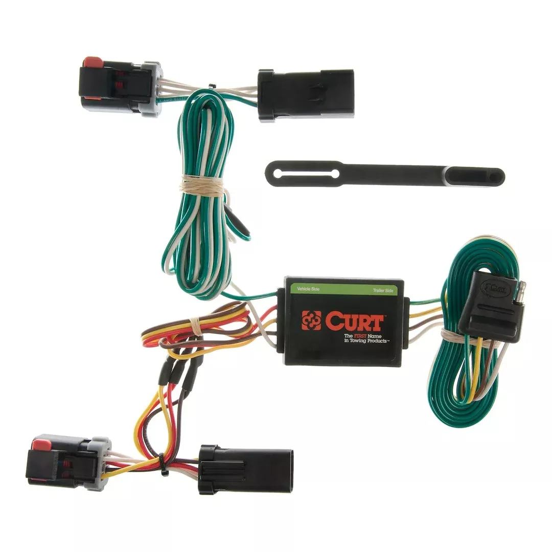 CURT 55334 Custom 4-Way Flat Wiring - Chrysler Town & Country