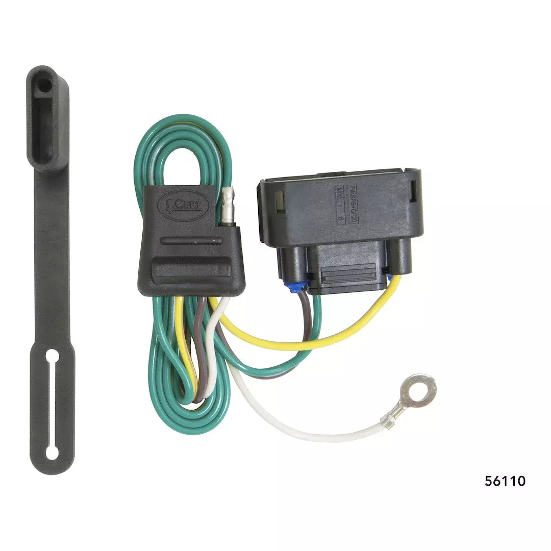 CURT 56110 Custom 4-Way Flat Trailer Wiring