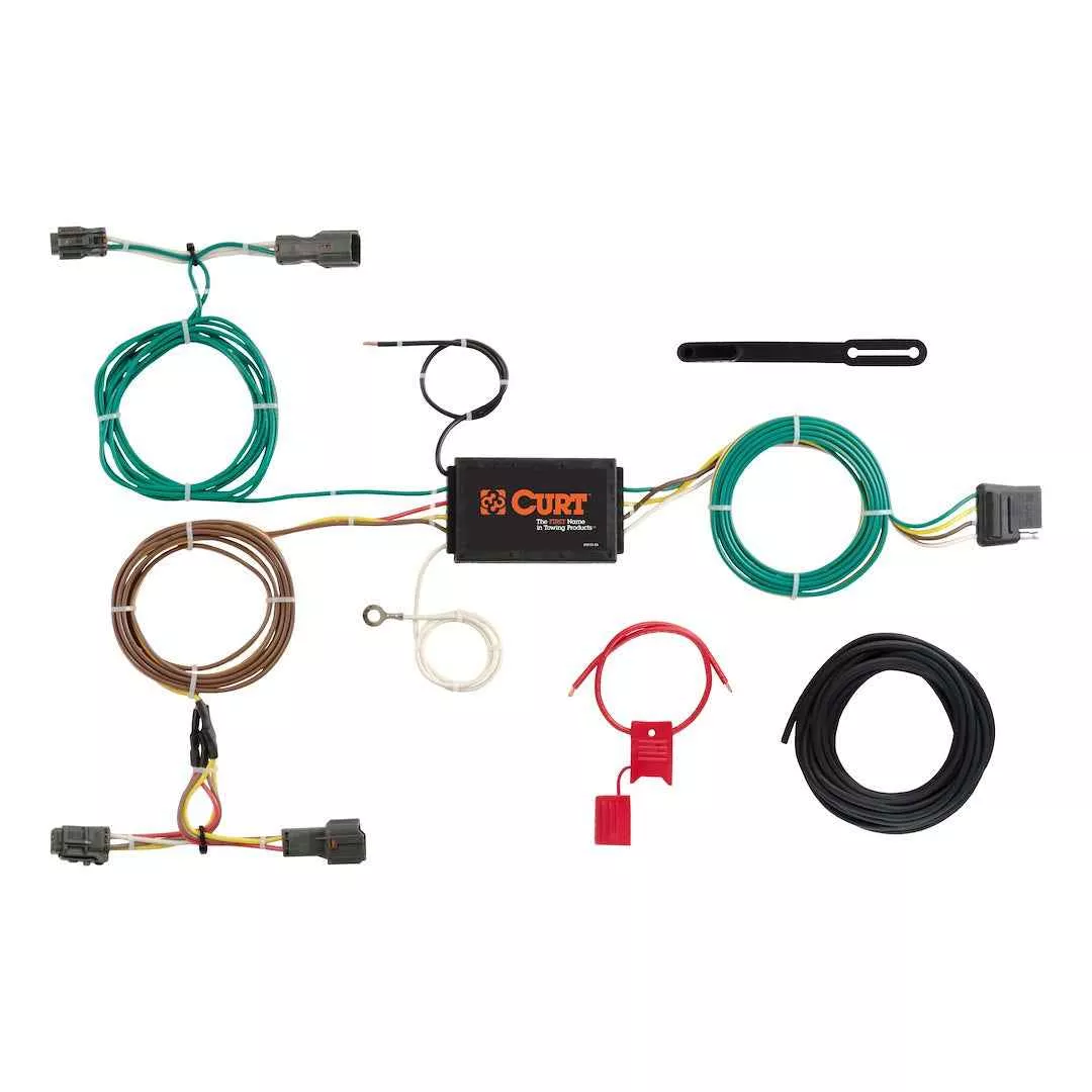 CURT 56256 Custom 4-Way Flat Wiring - Kia Sorento