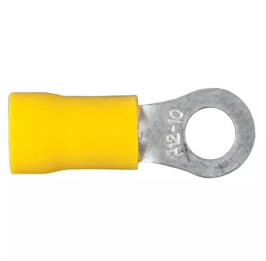 CURT 59531 Wire Terminal End - #10 Ring Terminal, Pack Of 100