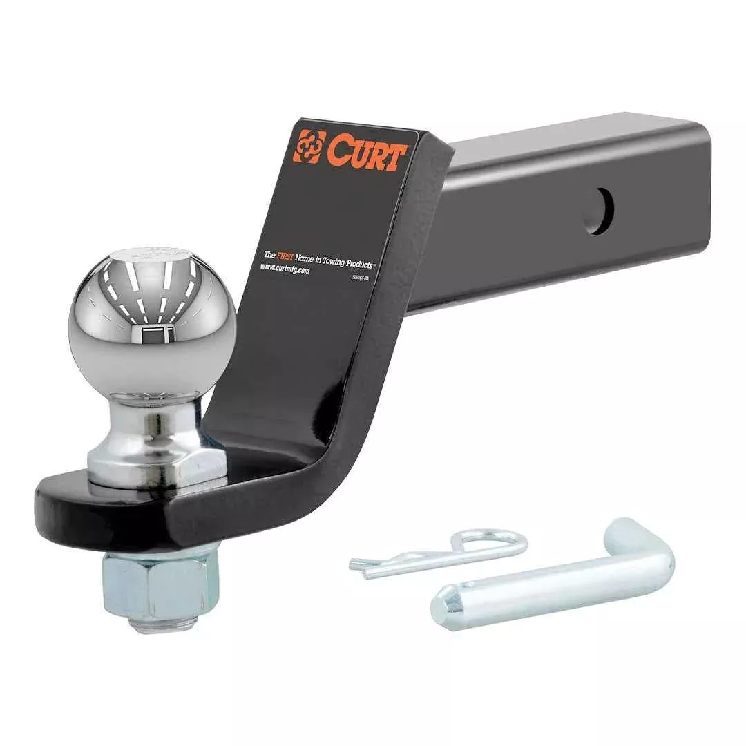 CURT Ball Mount - 2-5/16 in Ball, 4 in Drop, 7500 lb – 45042