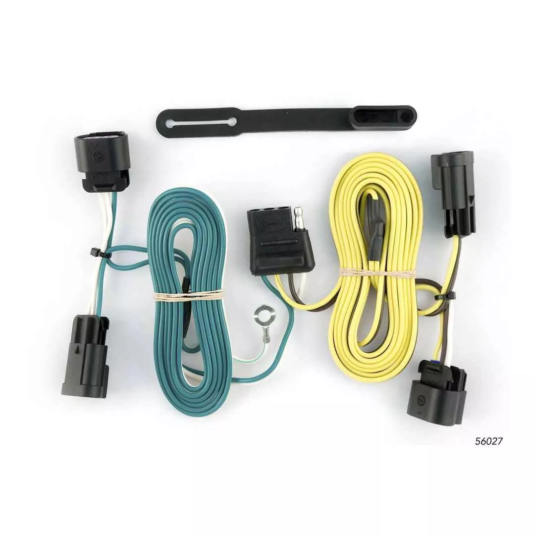 CURT Custom 4-Way Flat Wiring - Buick Enclave/Chevrolet Malibu – 56027