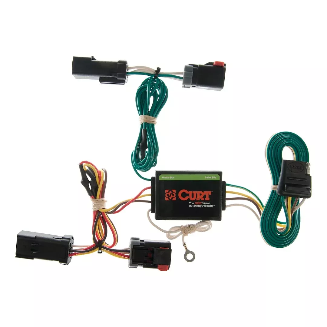 CURT Custom 4-Way Flat Wiring - Jeep Liberty – 55382