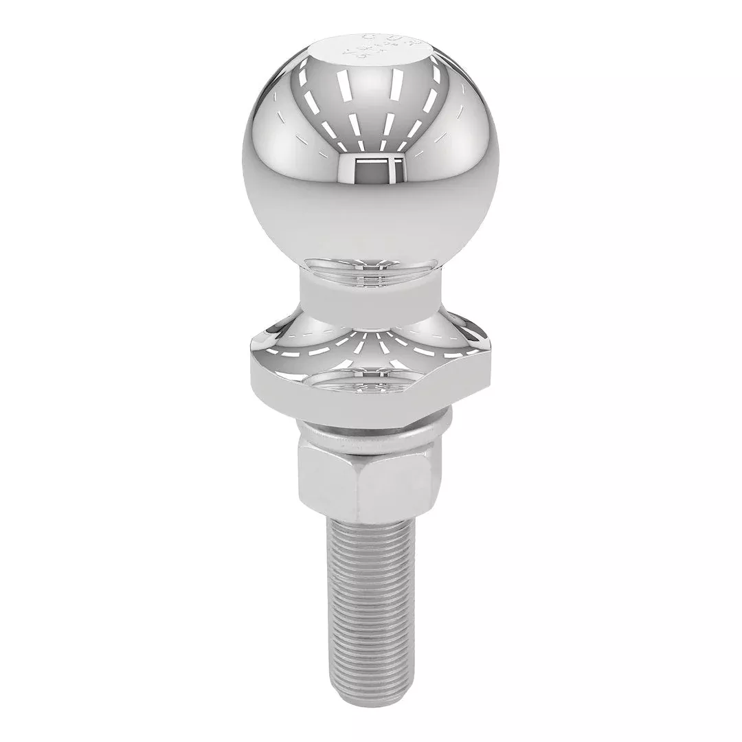 CURT Trailer Ball - 2 in, 3/4 in Shank, 3500 lb – 40019