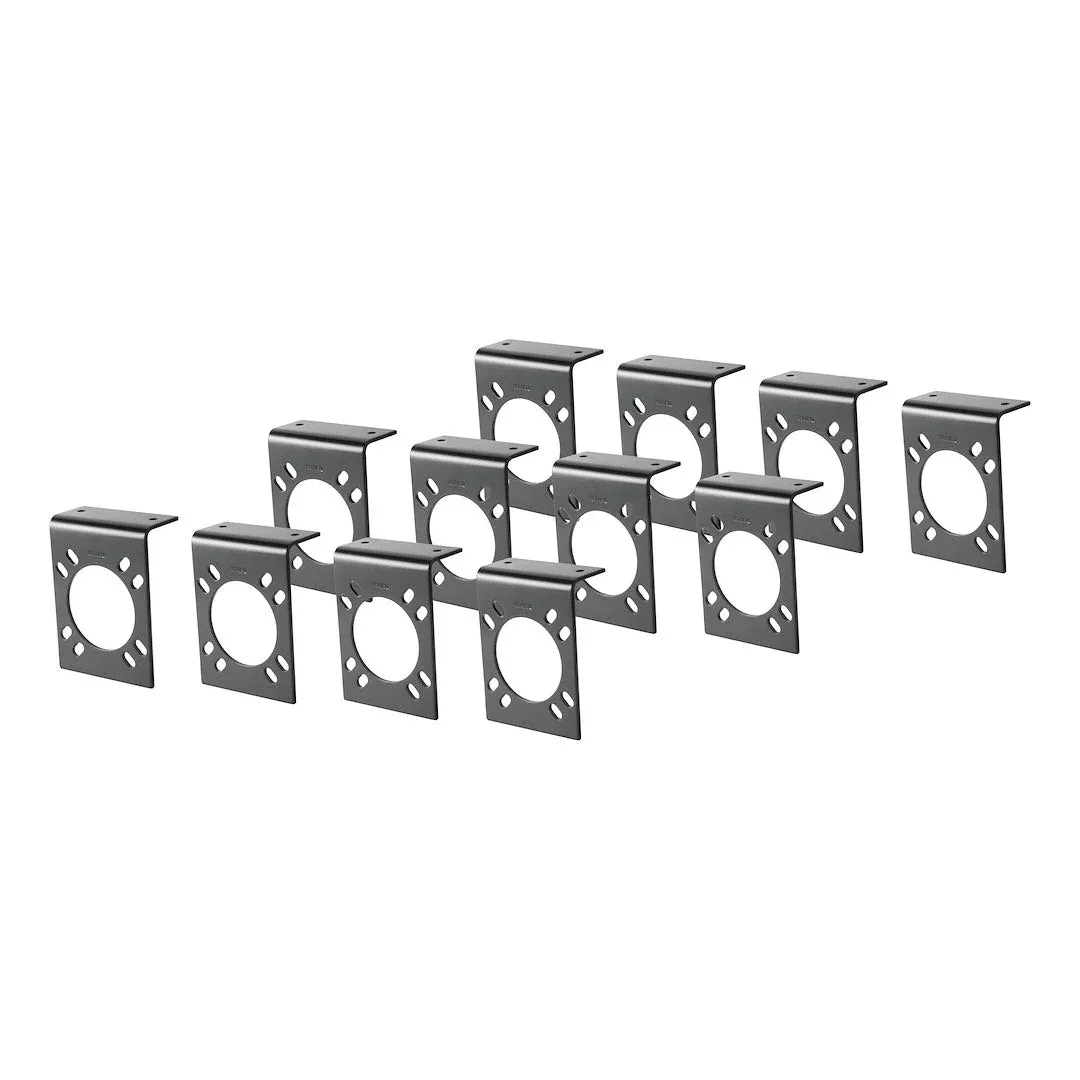 CURT Trailer Wiring Connector Mounting Bracket - 90 Degree Bend – 57205