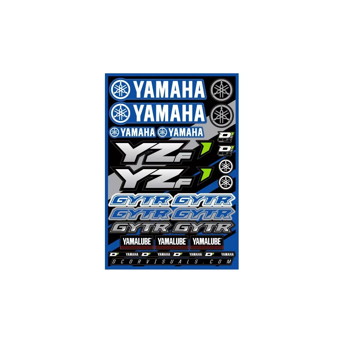 D-COR DECAL SHEET YAMAHA YZF - 862-51100