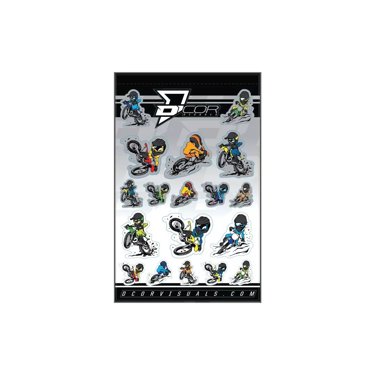 D-COR KIDS CHARICATURE DECAL SHEET 4 MIL - 862-90115