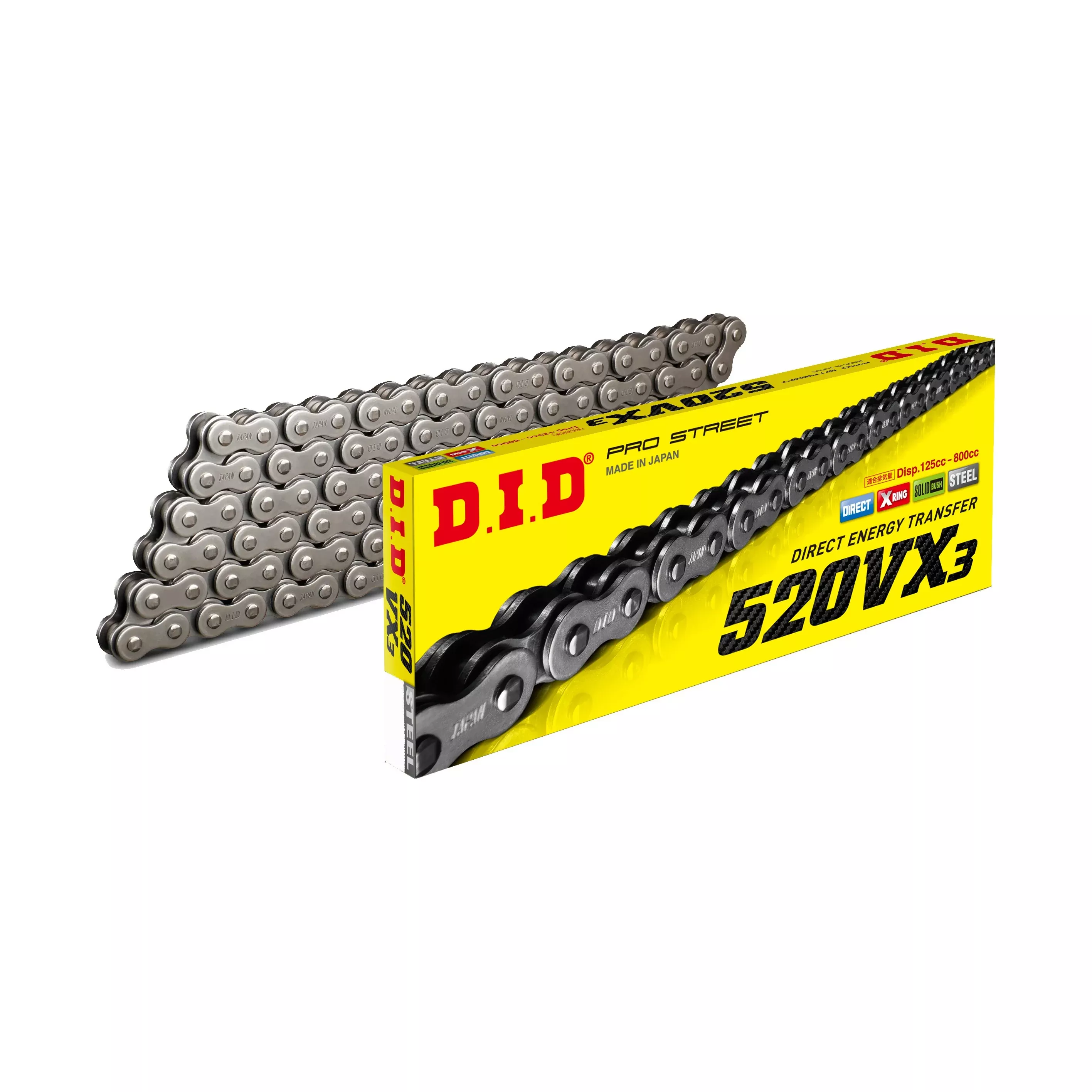 D.I.D 520VX3 114L NATURAL - 690-16114