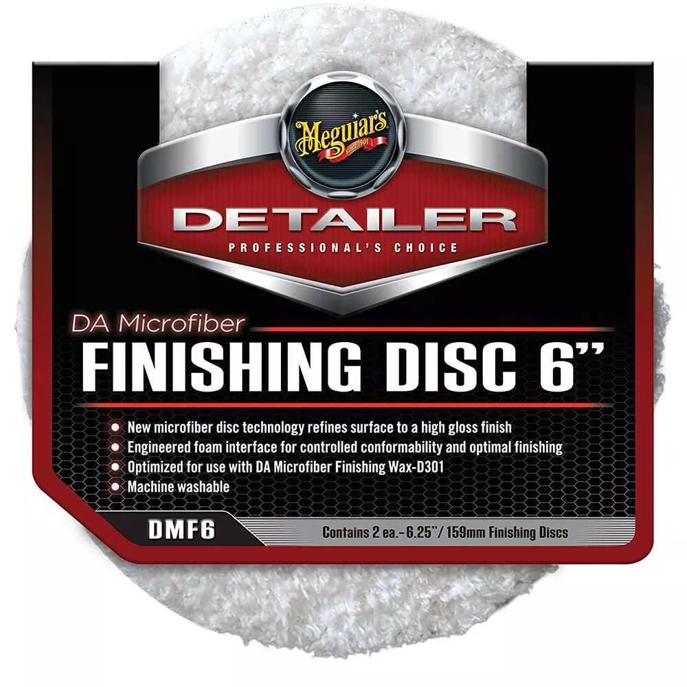 DA Microfiber Finishing Disc - 6" - 2-Pack