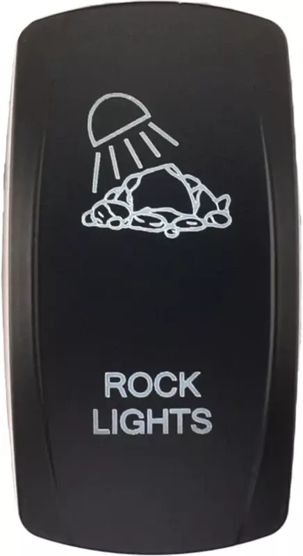 Dash Switch Rocker Face Rock Lights