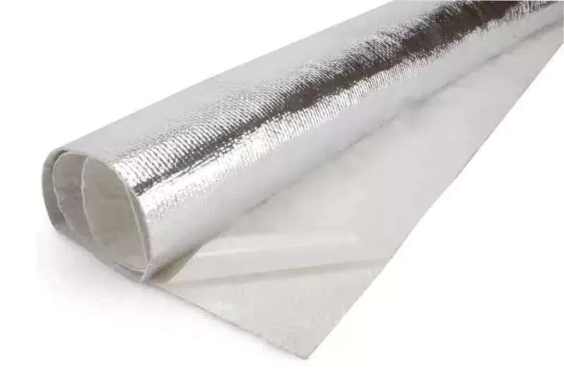 DEI Heat Screen 36in x 20in – Mylar Radiant Glass Fiber Matting w/ Adhesive Backing