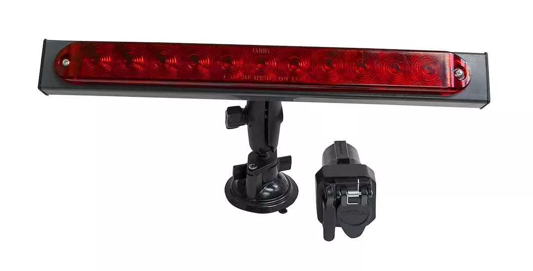 Demco RV 6343 12V Red Light Bar - Surface Mount