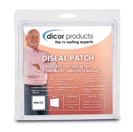 Dicor 522AF-450-1C Roof Repair Tape - 4 in x 50 ft, Silver