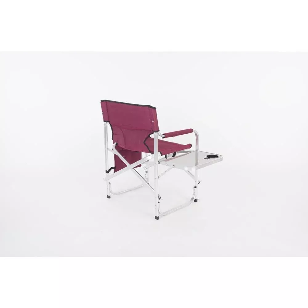 Directors Chair Burgundy w/Tray/Bag