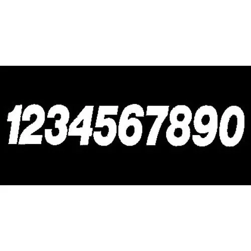 DIRT DIGITS #3 7" WHITE SUPER X DIGITS 3/PK - 09-6083