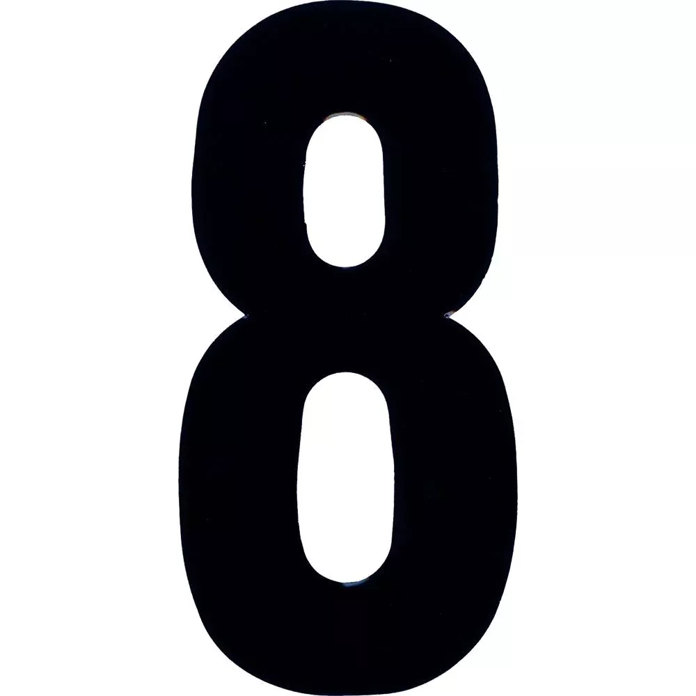 DIRT DIGITS #8 4" WHITE EXTREME DIGITS 3/PK - 09-6248