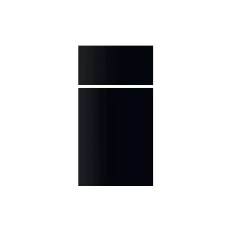 Dometic 3106863.305C Refrigerator Door Panels - Upper & Lower - Black Acrylic