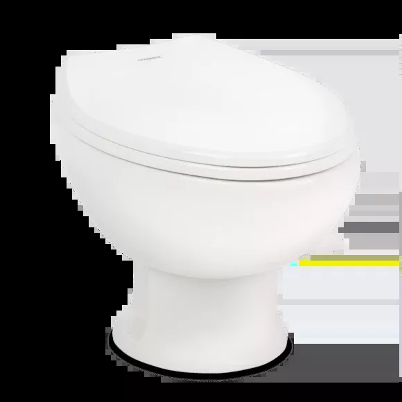 Dometic | 421 Platinum RV Toilet W/ Elongated Porcelain Bowl | 9610008283 | 9610007972| Short Height | White