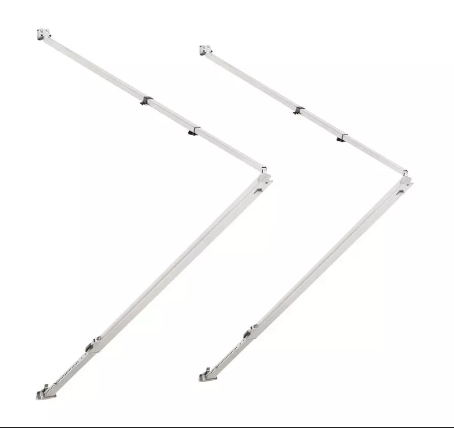 Dometic 8273000.402B Short Awning Arm Set, White