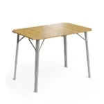 Dometic GO Compact Bamboo Camp Table - Adjustable Height - Part# 9600050818