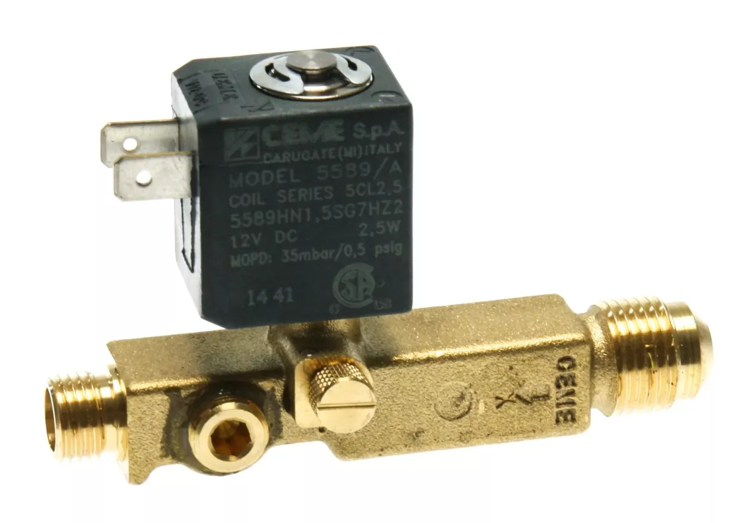 Dometic | Replacement Refrigerator Gas Valve| 2932615020 | Fits Dometic RM1350 / NDR1402 Models | Solenoid Valve | 12 Volt DC | OEM
