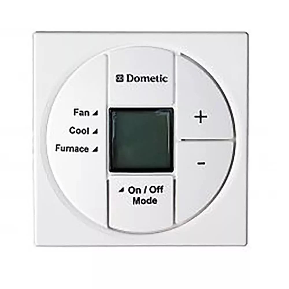 Dometic Single Zone LCD Thermostat With Control Kit, Polar White
