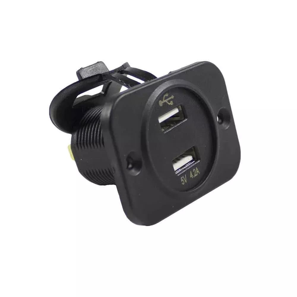 Dual USB Port With Volt Meter