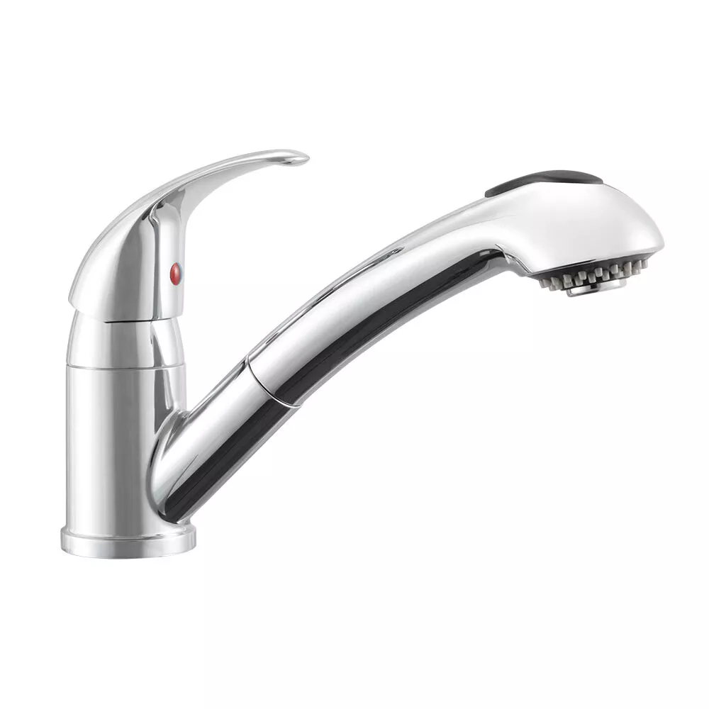 Dura Faucet Designer Pull-Out RV Kitchen Faucet, Chrome