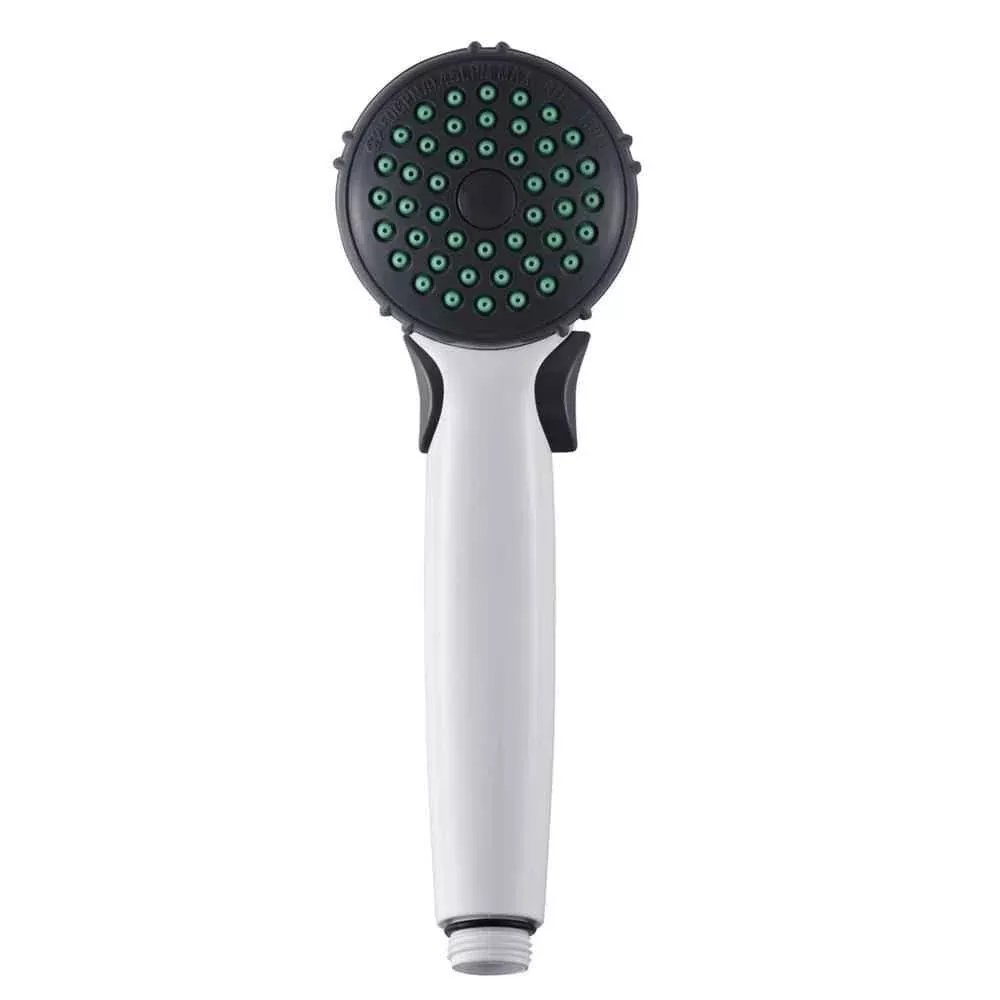 Dura Faucet DF-SA400-WT RV Shower Head W/ Shut Off, White