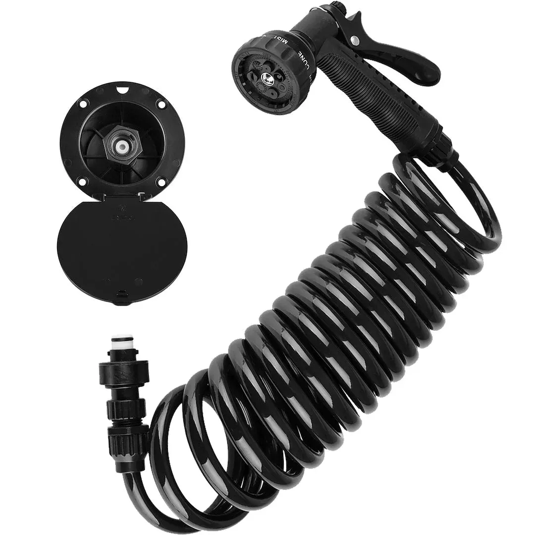 Dura Faucet Exterior Quick-Connect Spray Kit - Black – DF-SA188-BK