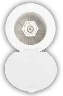 Dura Faucet Exterior Quick-Connect Spray Port - White – DF-SA184-WT