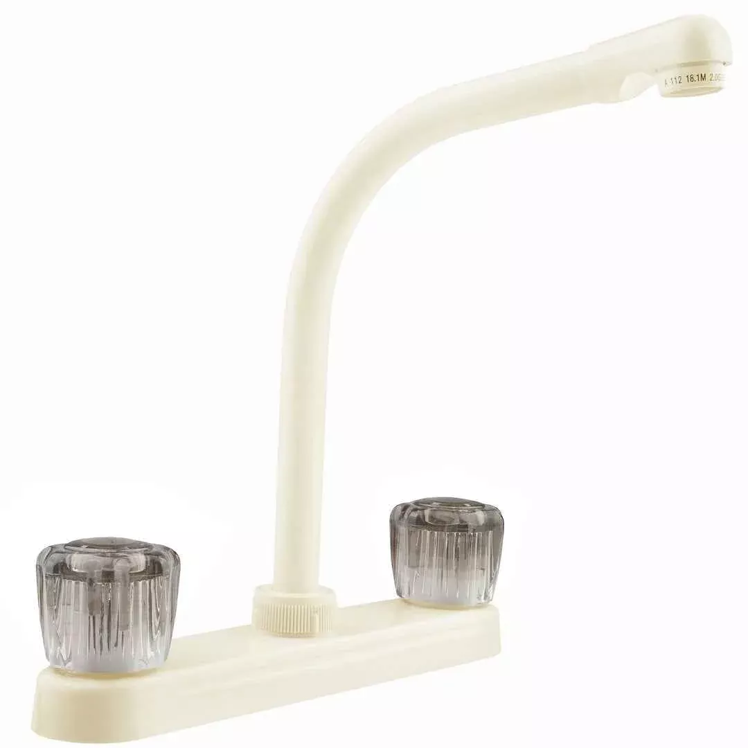 Dura Faucet High-Arc Kitchen Faucet - Bisque Parchment – DF-PK210S-BQ