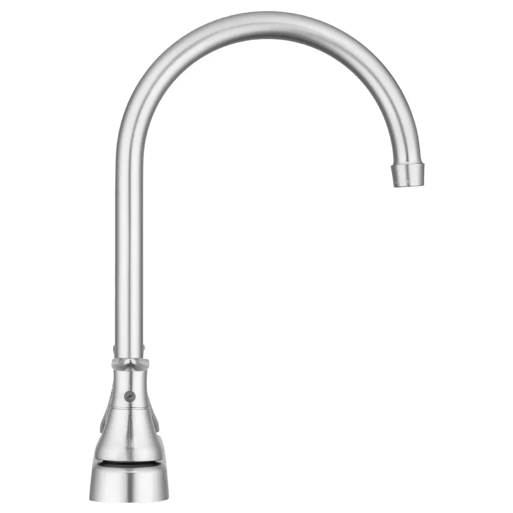 Dura Faucet J-Spout Kitchen Faucet - Satin Nickel – PK330HLHSN