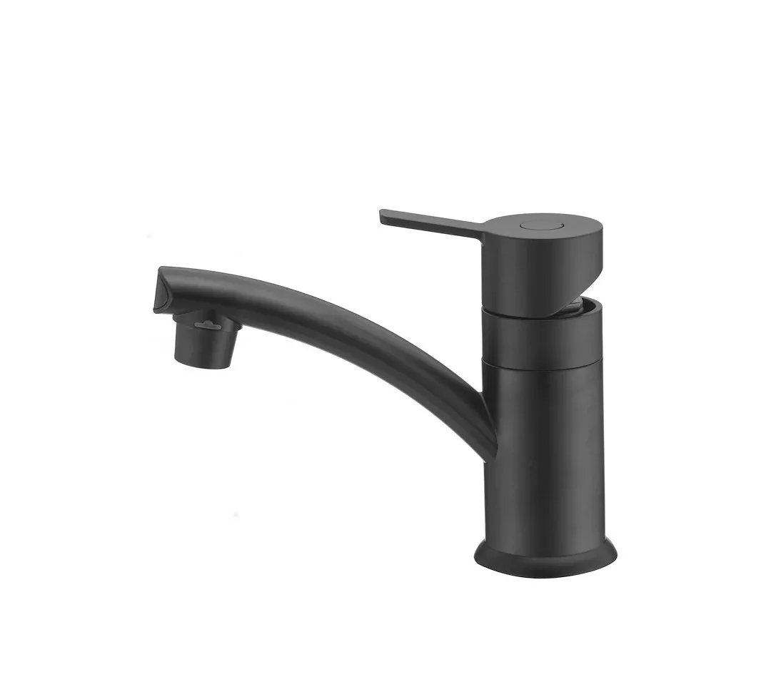 Dura Faucet Low-Arc Lavatory Faucet - Matte Black – DF-PL200M-MB