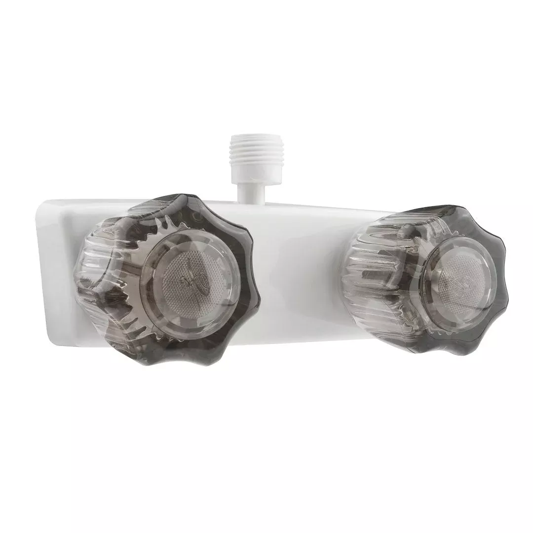 Dura Faucet Shower Valve - 4 in Centers, White – DF-SA100S-WT