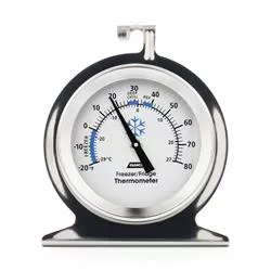 Durable Steel Refrigerator-Freezer Thermometer