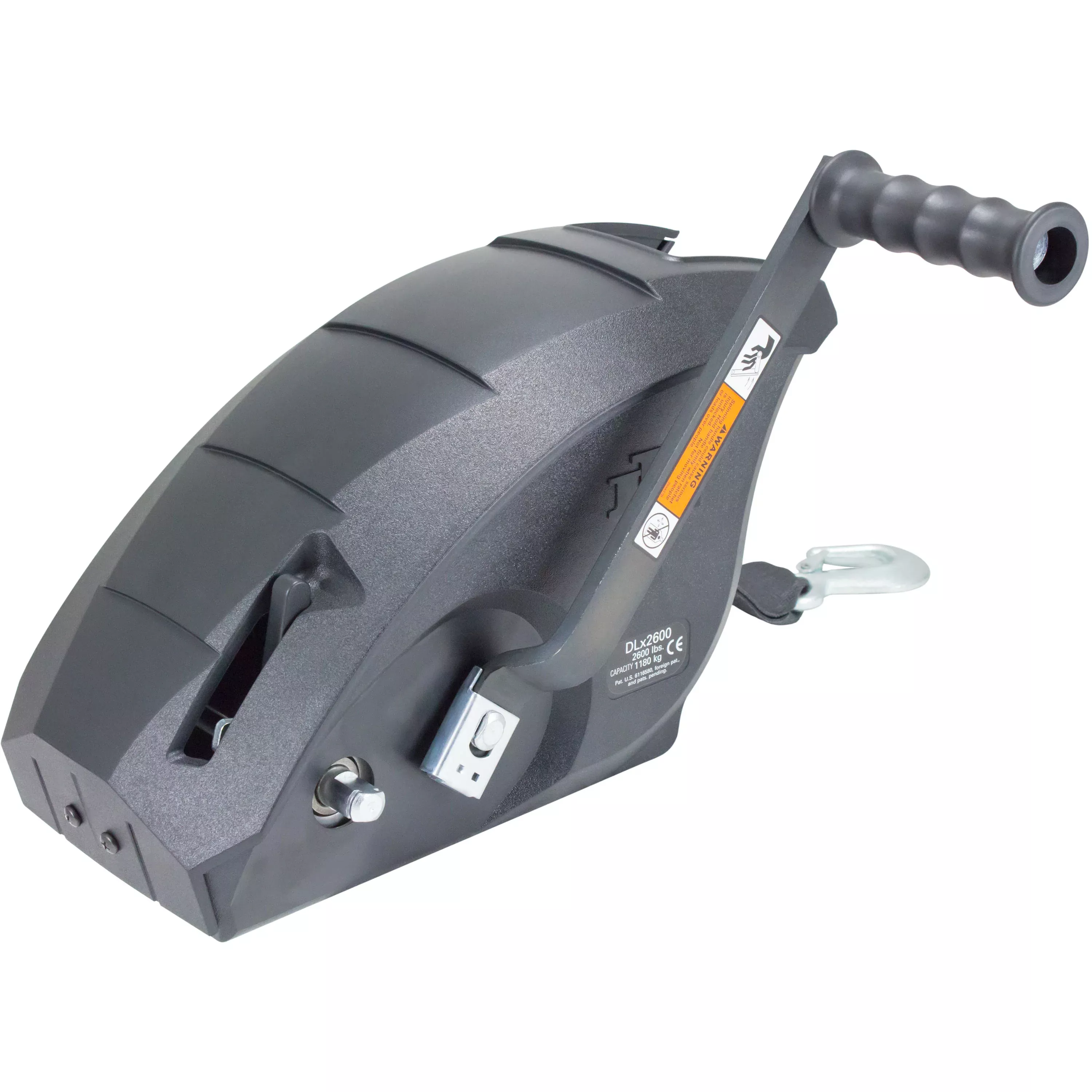 Dutton-Lainson DLX2600FC Trailer Winch with Strap 17085 – 9.5 ” Handle, 2600 lb.