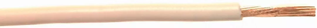 East Penn 14-Gauge Copper Primary Wire - 100 ft, White – 02409