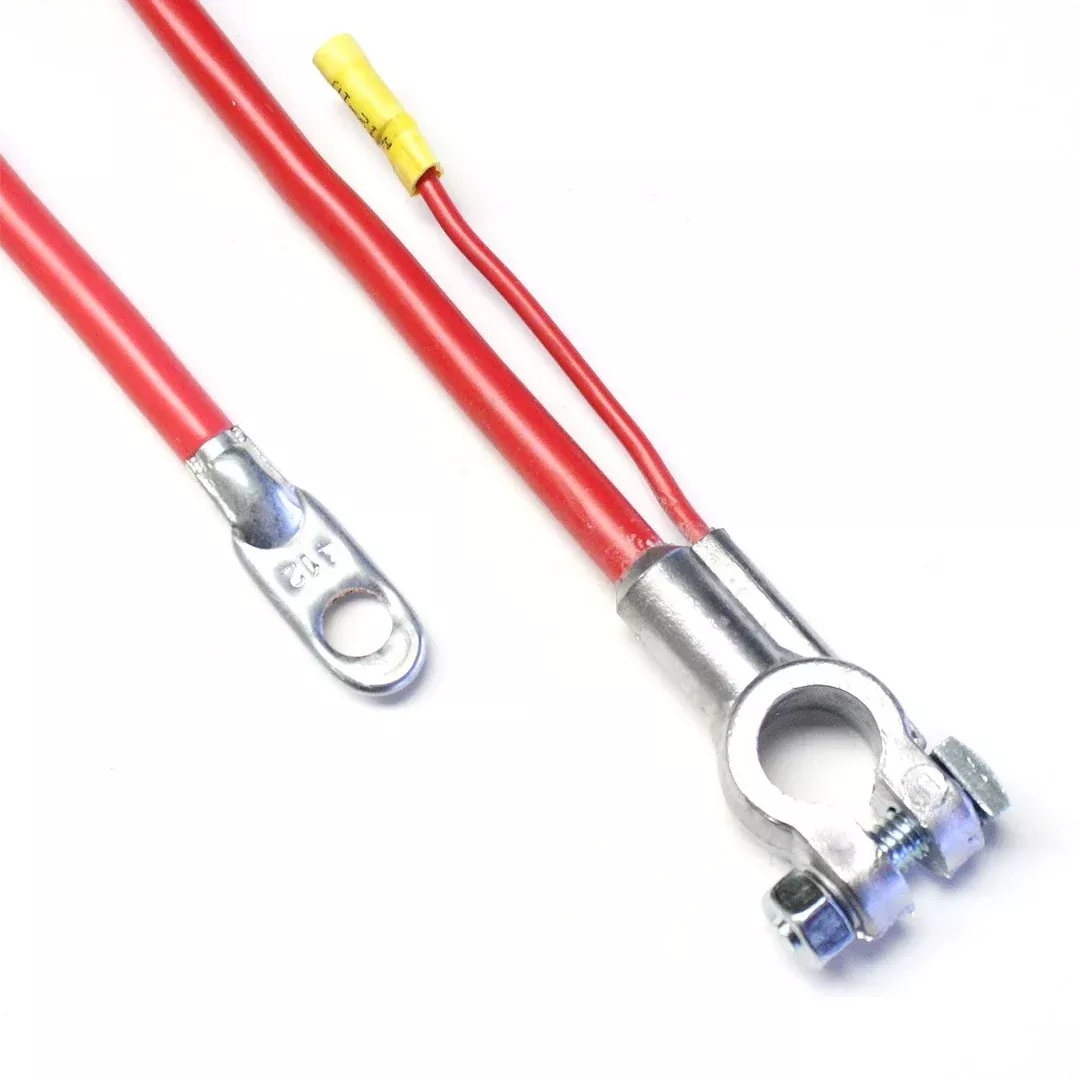 East Penn 4-Gauge Battery Cable - 48 in, Red Positive – 00299