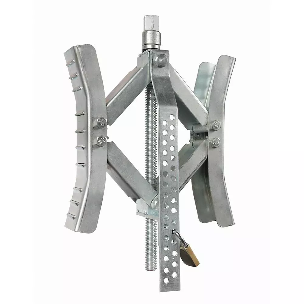 EazLift – 10" Wheel Stop w/Wrench and Lock, Metal