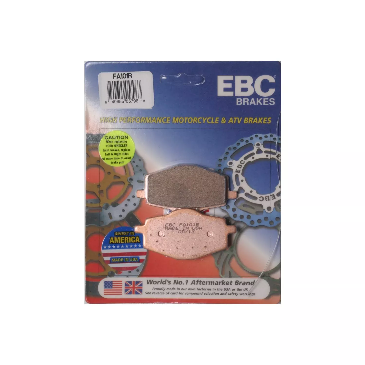 EBC BRAKE PADS FA101R SINTERED R SERIES - 15-101R
