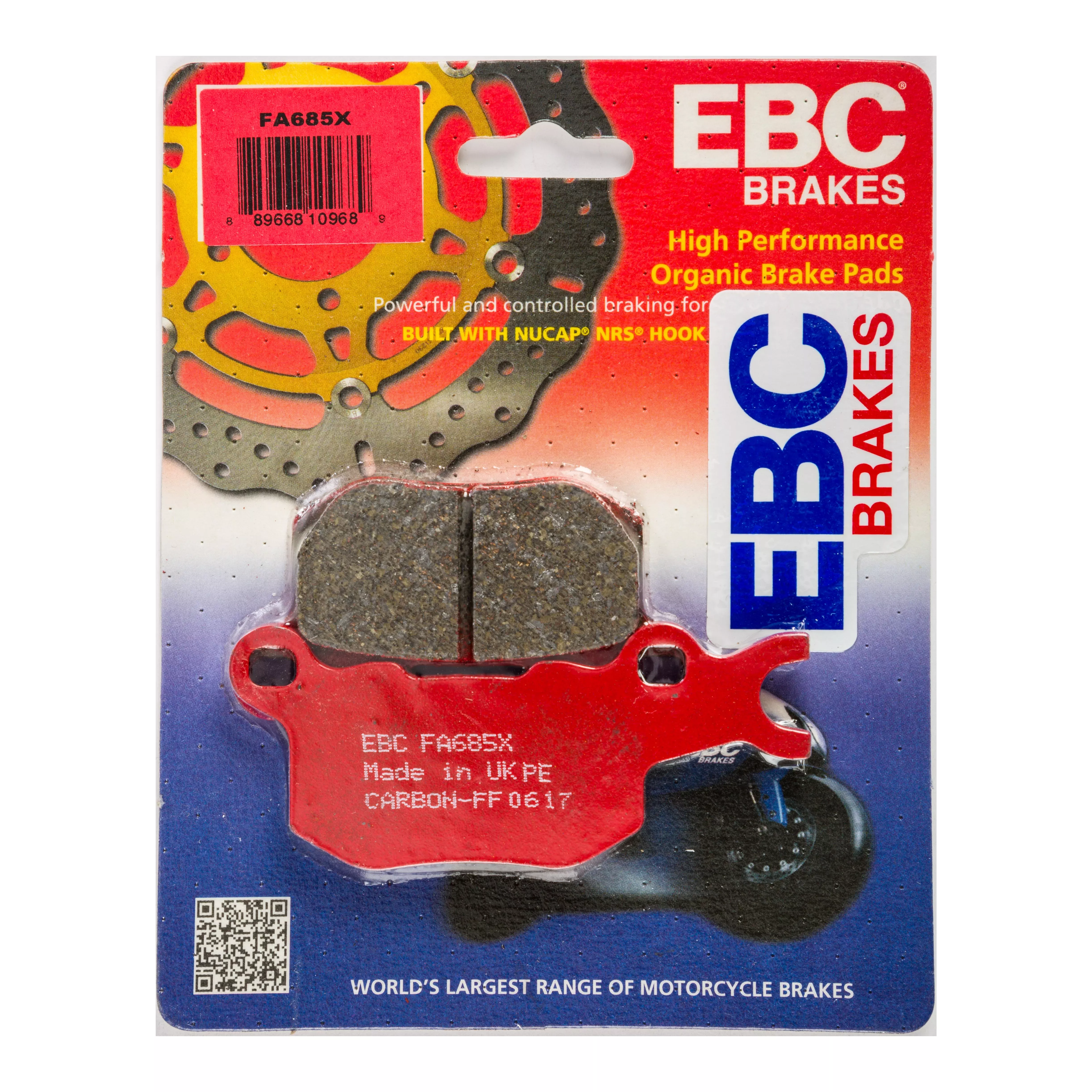 EBC BRAKE PADS FA685X CARBON X SERIES - 15-685X