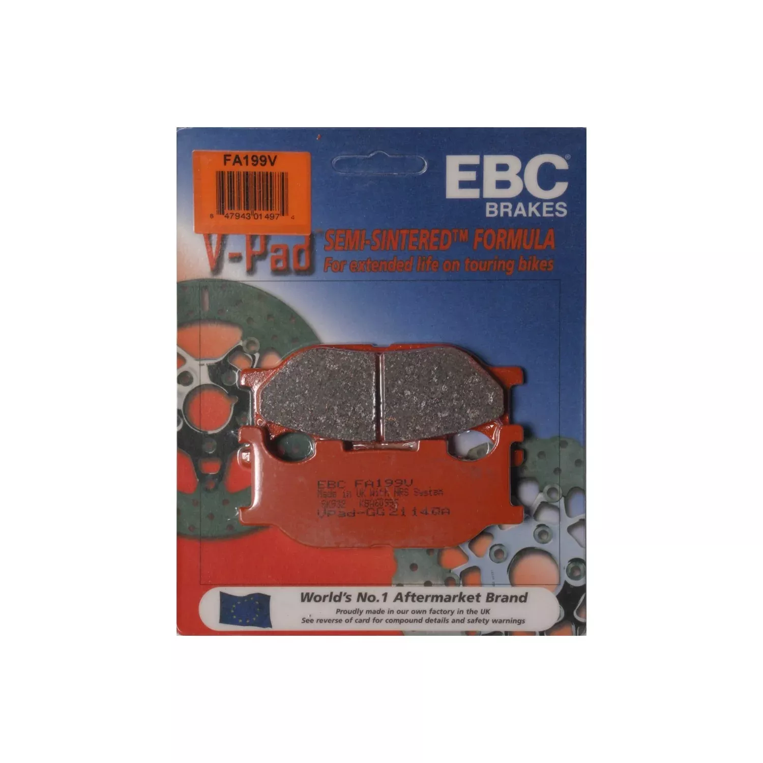 EBC BRAKE PADS V-SERIES - 15-199V