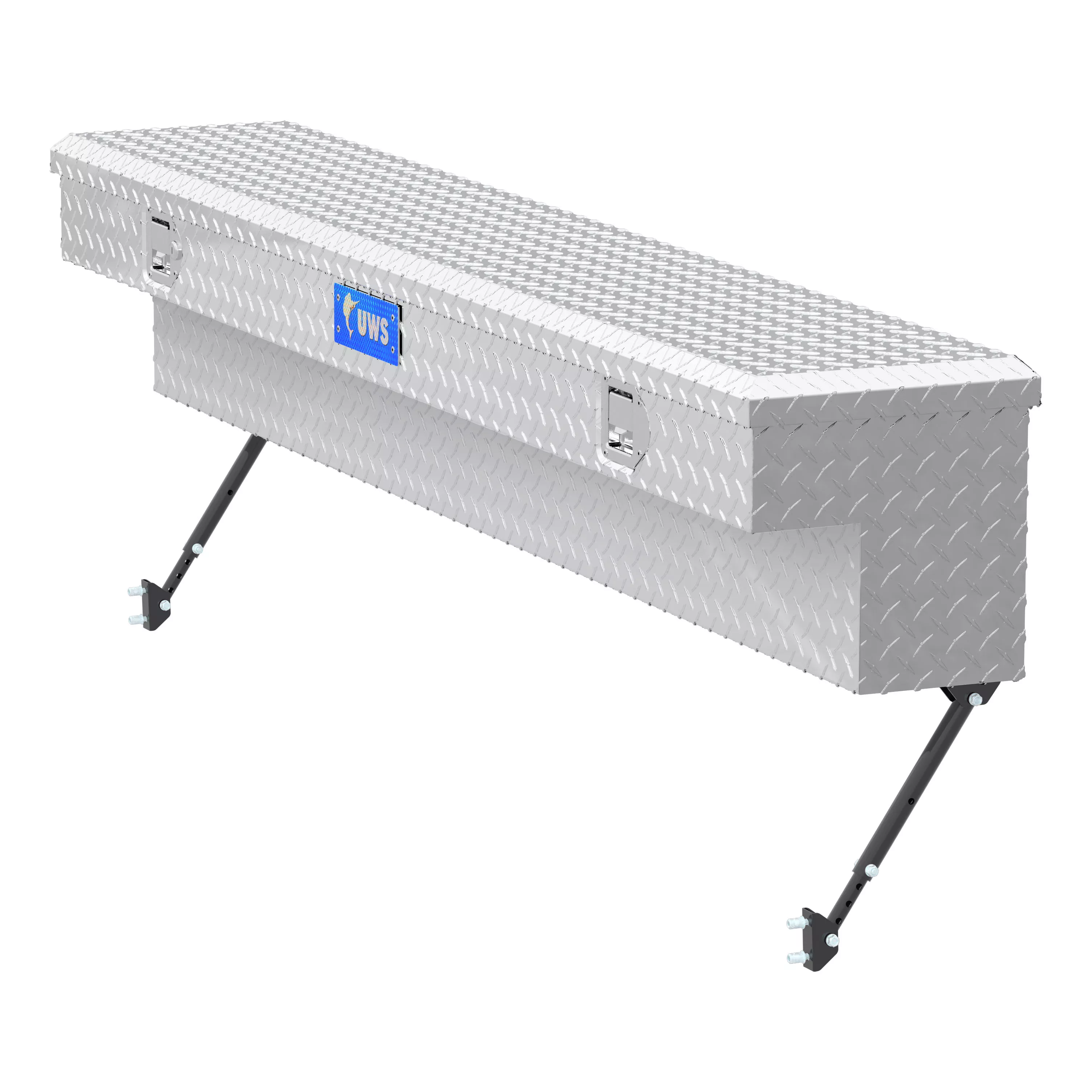 EC30131-MK2 - 72-Inch Heavy-Wall Aluminum Truck Side Tool Box, RigidCore Lid, Space-Saving Legs